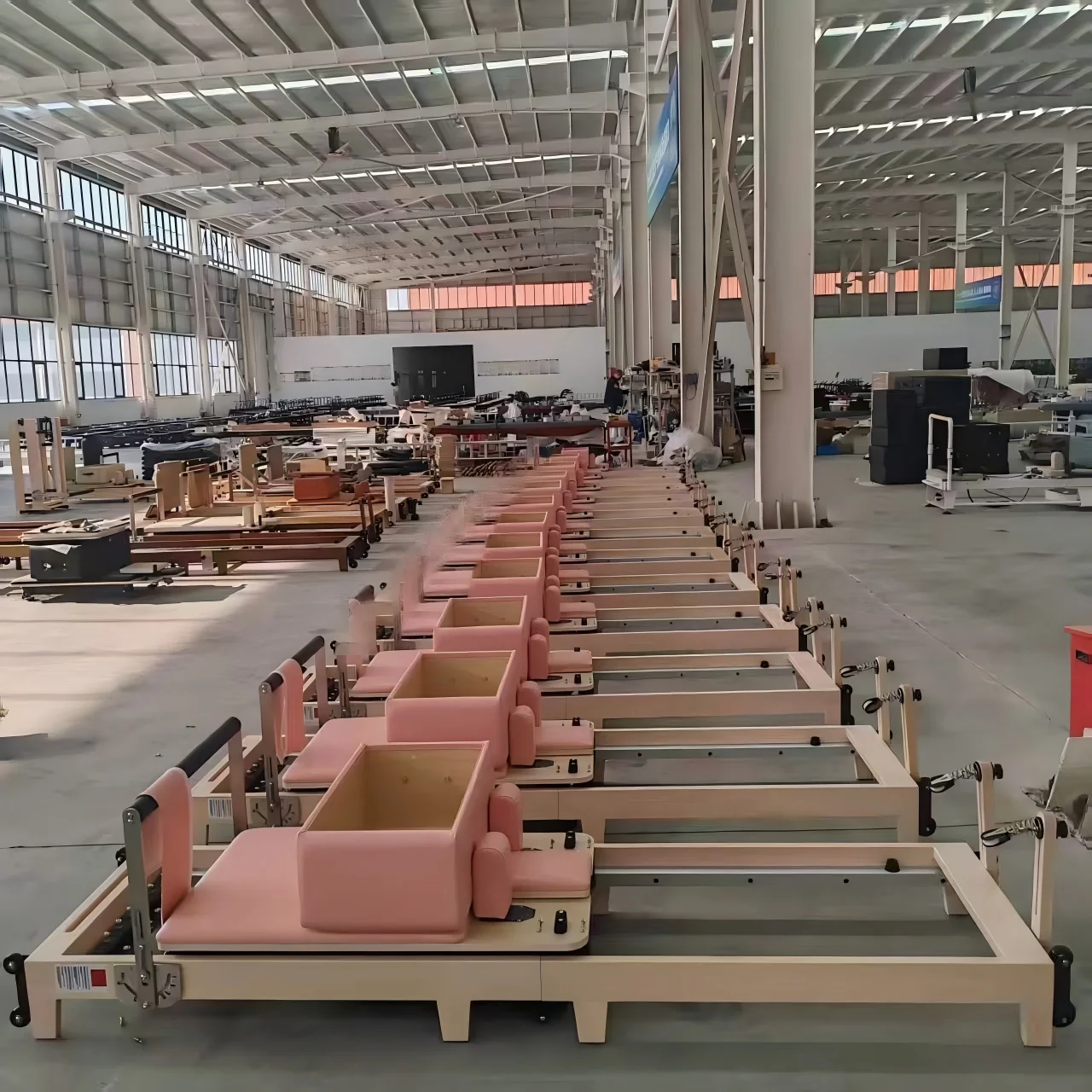 CE Certified Wholesale New Premium Professional Women Durable Training Core Bed Homeuse Maple Pilates Reformer Folding