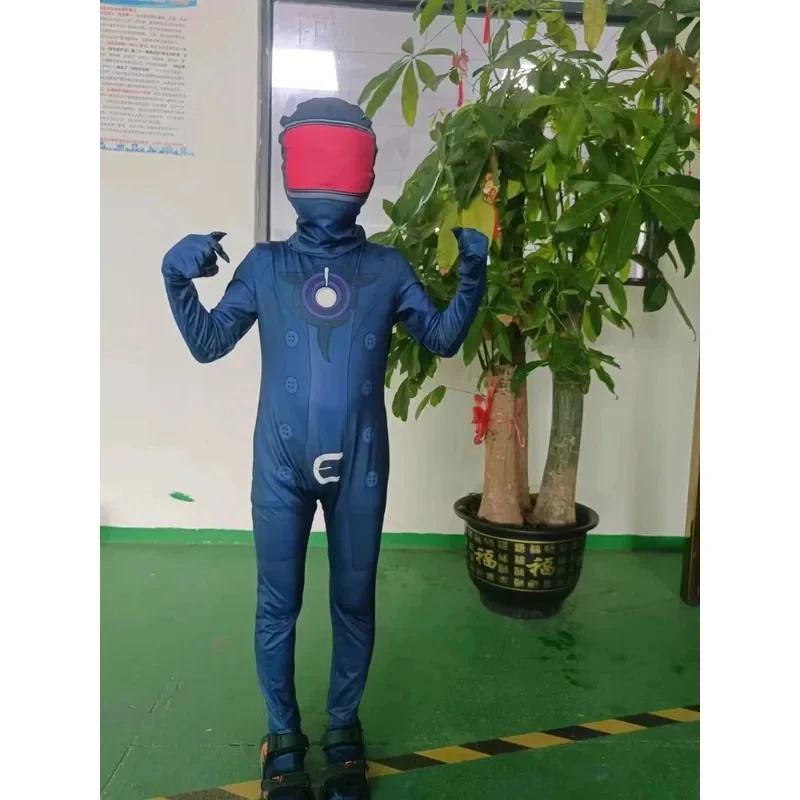 Halloween Costumes Cosplay ★ Kids Skibidi T-Toilet TV Camera Game Audio Monitor Man Jumpsuit Party s ☆New