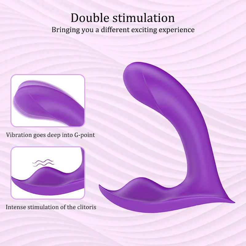 Vibrator For Women Vaginal Clitoris Stimulator G Spot Massager Wearable Finger Wiggling Dildo Vibrator Female Adult Sex Toys