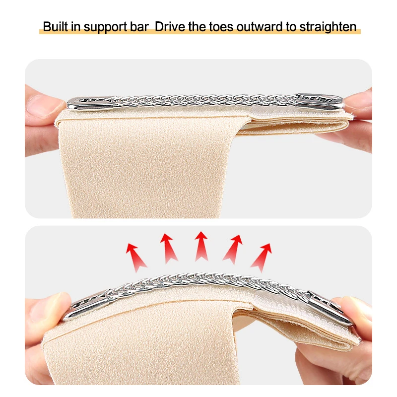 Bunion Corrector Grote Teen Separator Met Verstelbare Riem Teen Orthopedisch Gereedschap Ademende Hallux Valgus Brace Voor Voetverzorging