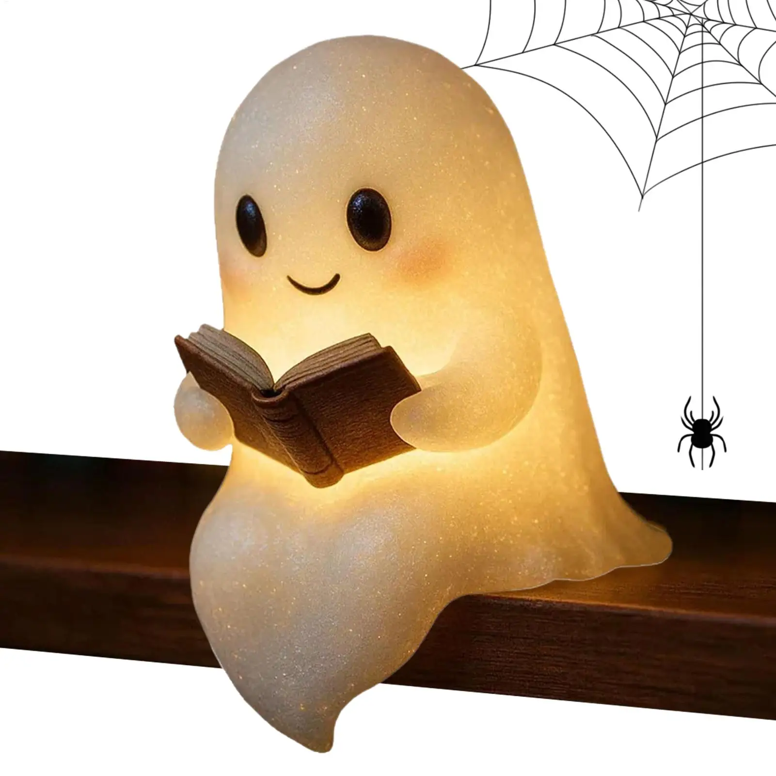 Ghost Light Ghost Lampe Gruseliges Lesebuch Design Beleuchtung Halloween Ghost Light Led-Beleuchtung Lesebuch Design Nachtlicht