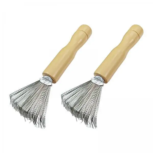 Hair Brush Cleaner Tool Small Rake Pick Comb Cleaning Brush Easy to Carry for Home and Salon All Hair Types Maintenance