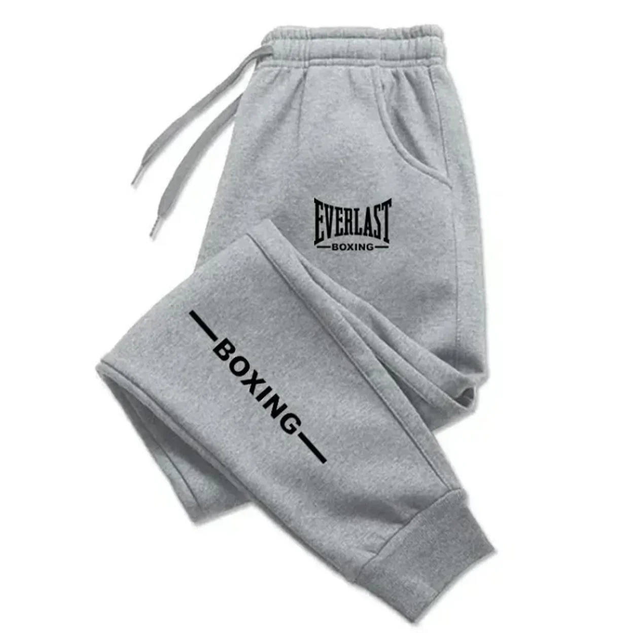 Autumn/Winter EVERLAST Printed Drawstring Running Pants for Men/Women Outdoor Sports Pants Slow Running Leisure Sports Pants