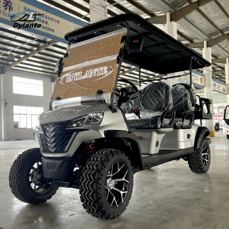 

Custom Shiny New 6 Seater Luxury Electric Golf Cart Low Price for Sale China 4 Wheel 5000 Watt Folding Golf Cart