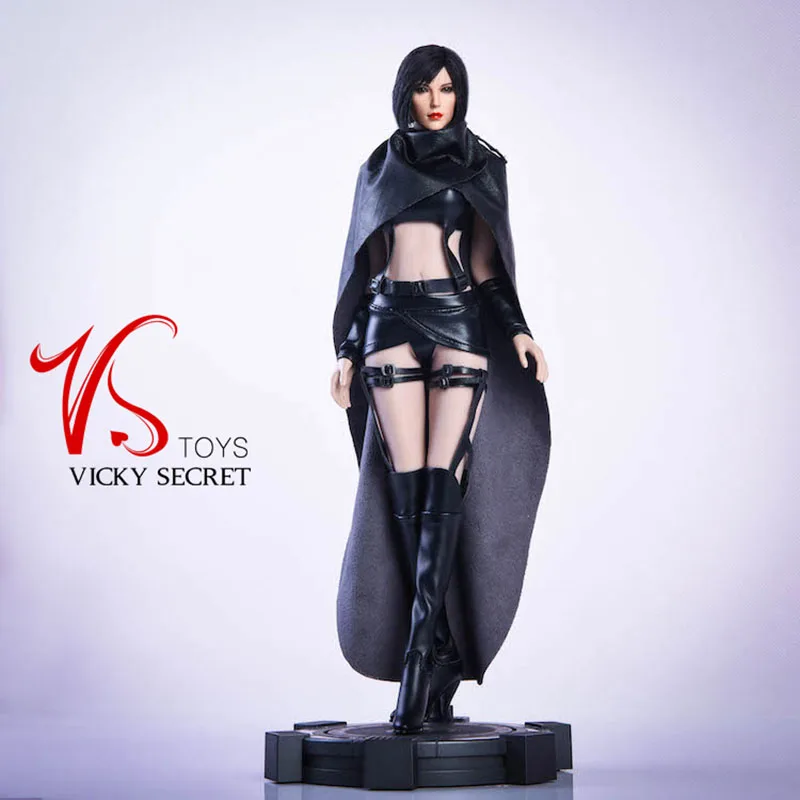 

VSTOYS 19XG39 1/6 Female Soldier Sexy Leather Jacket Cape Set Clothes Model Fit 12'' TBL S12D Action Figure Body Dolls