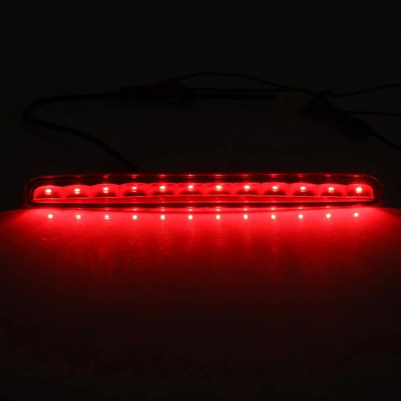 Rear Brake Light For Fiat 500 Convertible 2009-2018 Red LED Third LED Tail Stop Brake Light 68140780AA Additional Brake Lights
