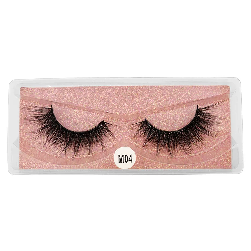 Faux 3D Mink Lashes Mix Wholesale Mink Lashes Makeup Lashes Extension For Beauty Natural Slender Eyelashes Mink Fluffy Lash Bulk