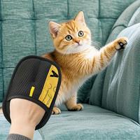 Electrostatic Pet Hair Remover 2Pcs/set Reusable Pet Static Hair Removal Gloves Strong Sticky Sofa Clothes Hair Cleaning Brush