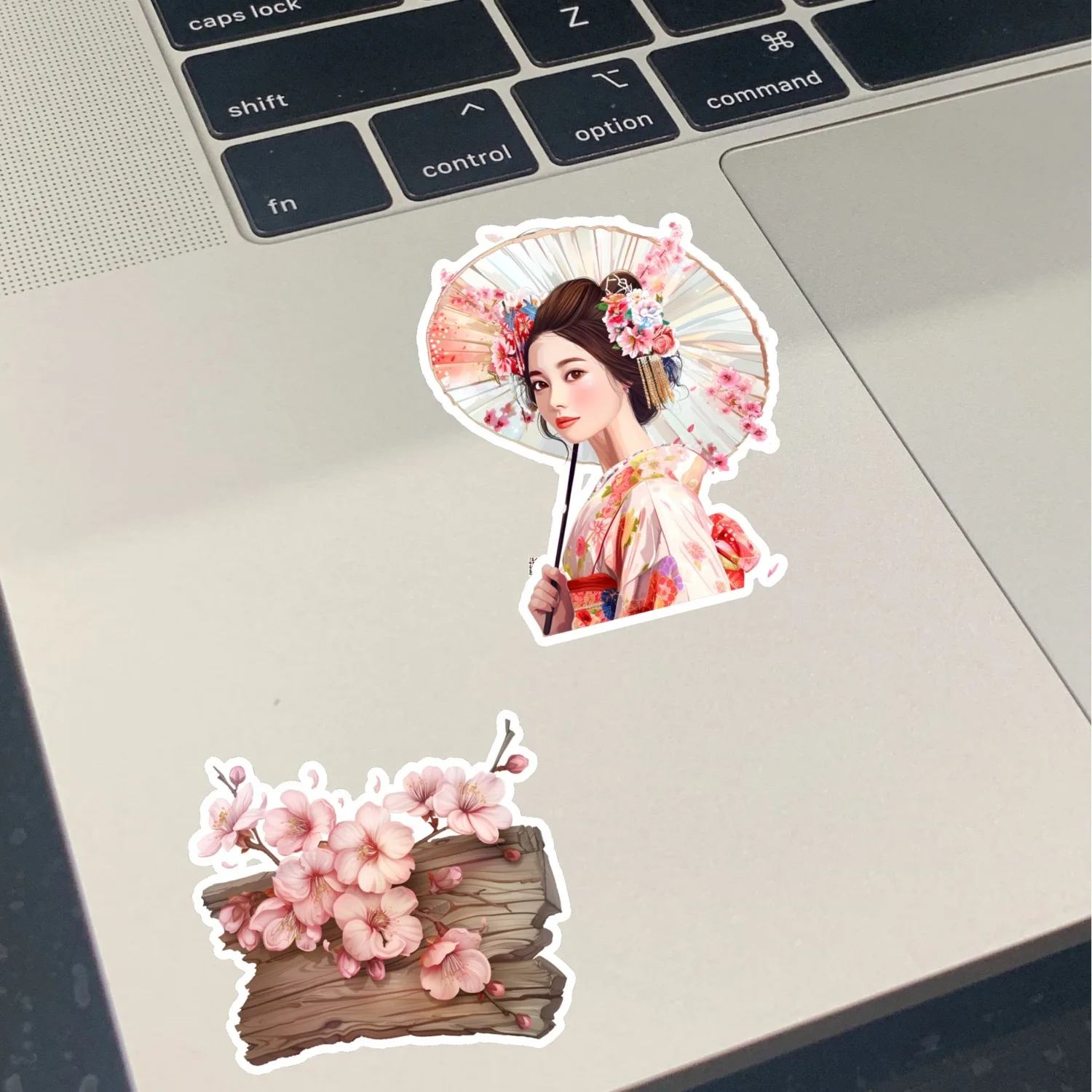 StickersBeautiful Japanese Geisha, Kimono, Cherry Blossom Girl Decorative DIY Craft Photo Albums Planner  Journal  Scrapbooking