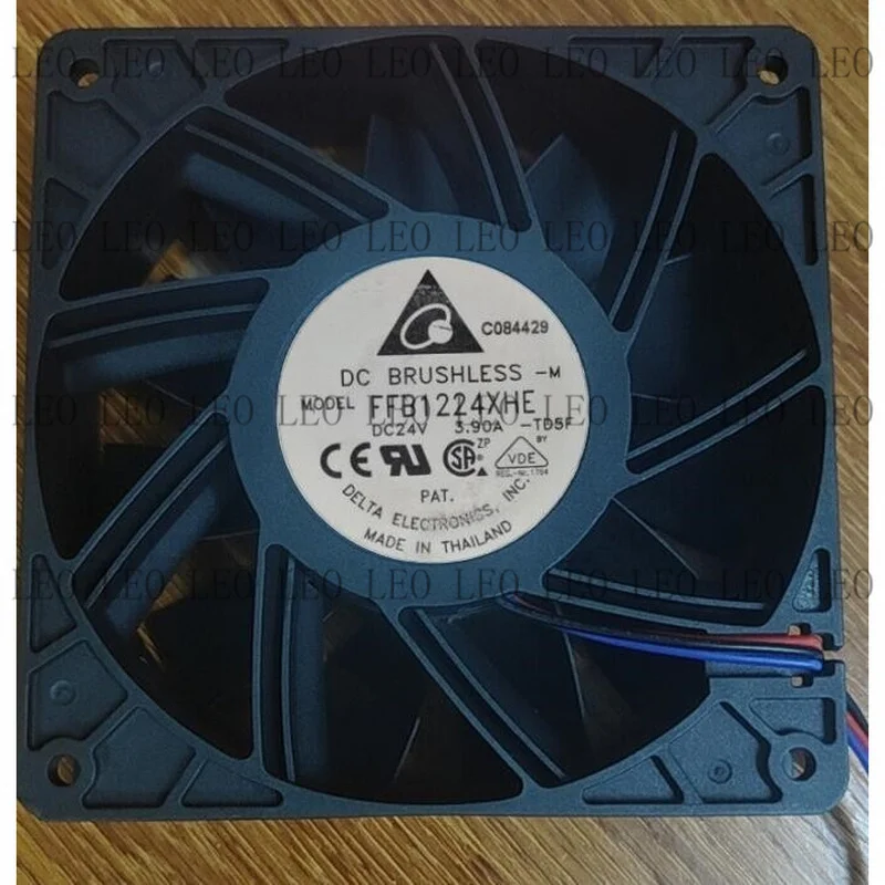 MY 1 pcs  4-wire turbocharged violent cooling fan FFB1224XHE 12038 24V 3.9A