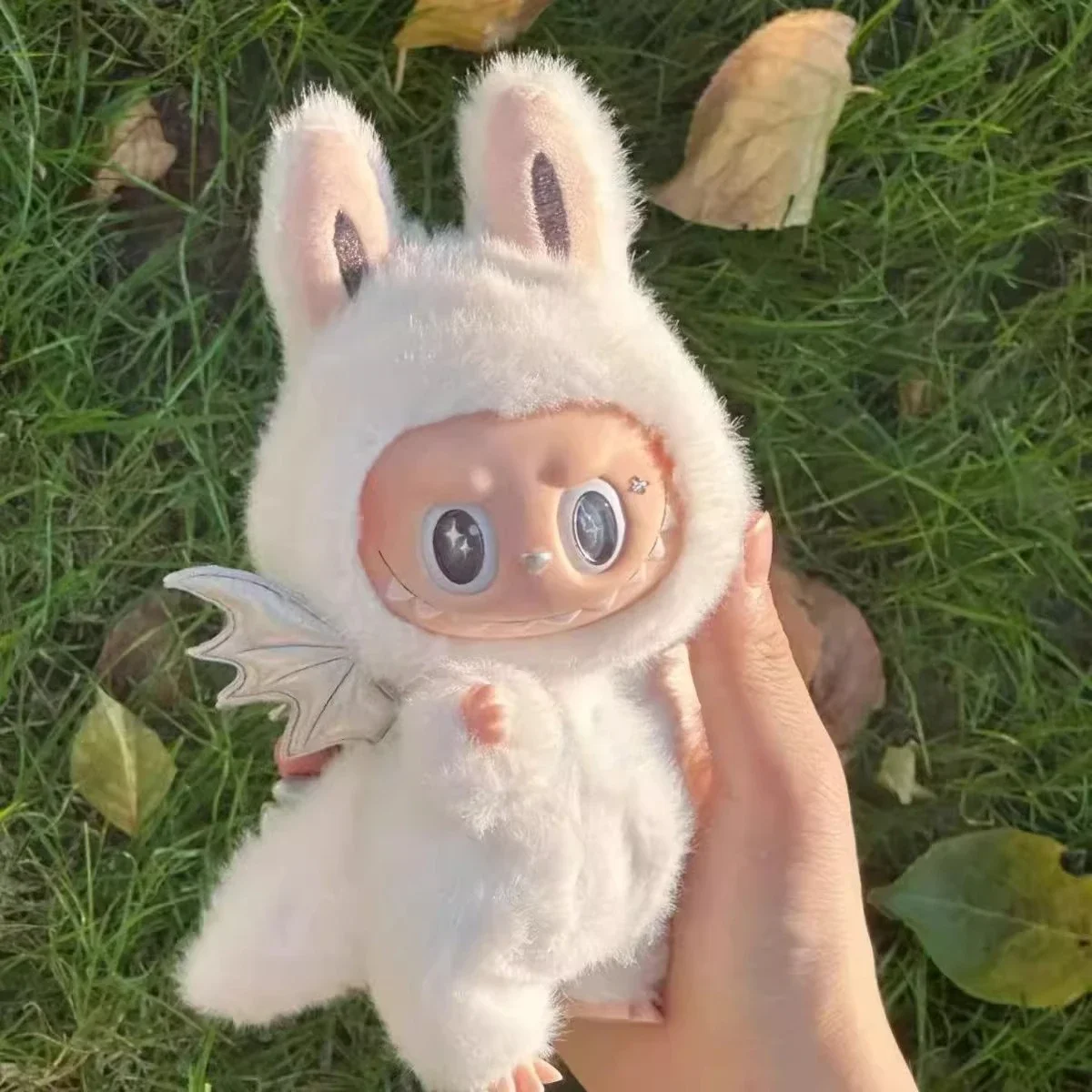 For 15/17cm Labubu Doll Clothes Dinosaur Little Devil Angel Wings Outfit for Ropa Labubu Clothing Accessories view 3