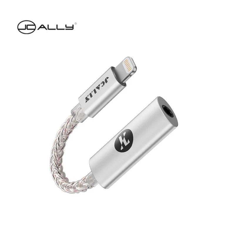 JCALLY JM7 USB TypeC/Light-ning To 3.5mm Digital Audio Cable DAC CX31993 For Android/Apple Adapter Decode Amp 32bit/384KHz