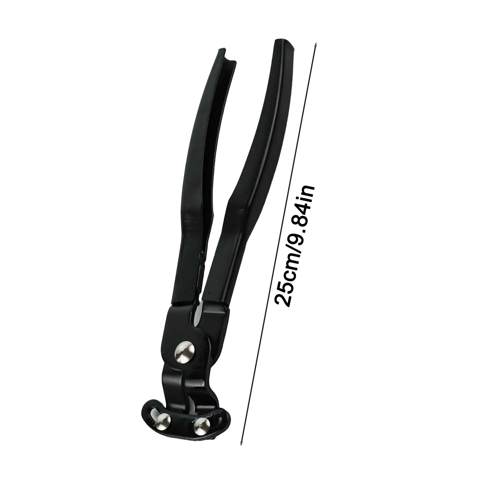 Offset Boot Clamp Pliers For CV Joint Dust Cover Carbon Steel Crimping Tool With Angled Head For Tie Rods And Auto Repair 9.84in