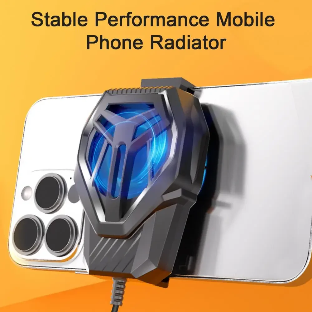 

Mobile Phone Radiator Professional Silent Cooling Super Wind Phone Accessories Phone Cooling Fan Heat Sink