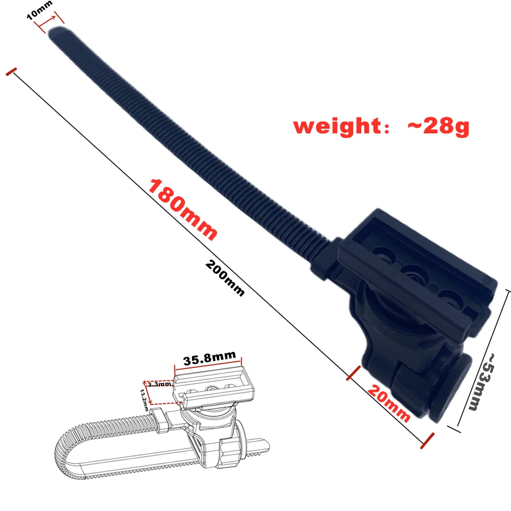 SUKOU For ROCKBROS R3-1000 Lumens LED Lamp Bracket Buckle Bicycle Headlight Holder Quick Mount Adaptor Bracket For Blackbird L3