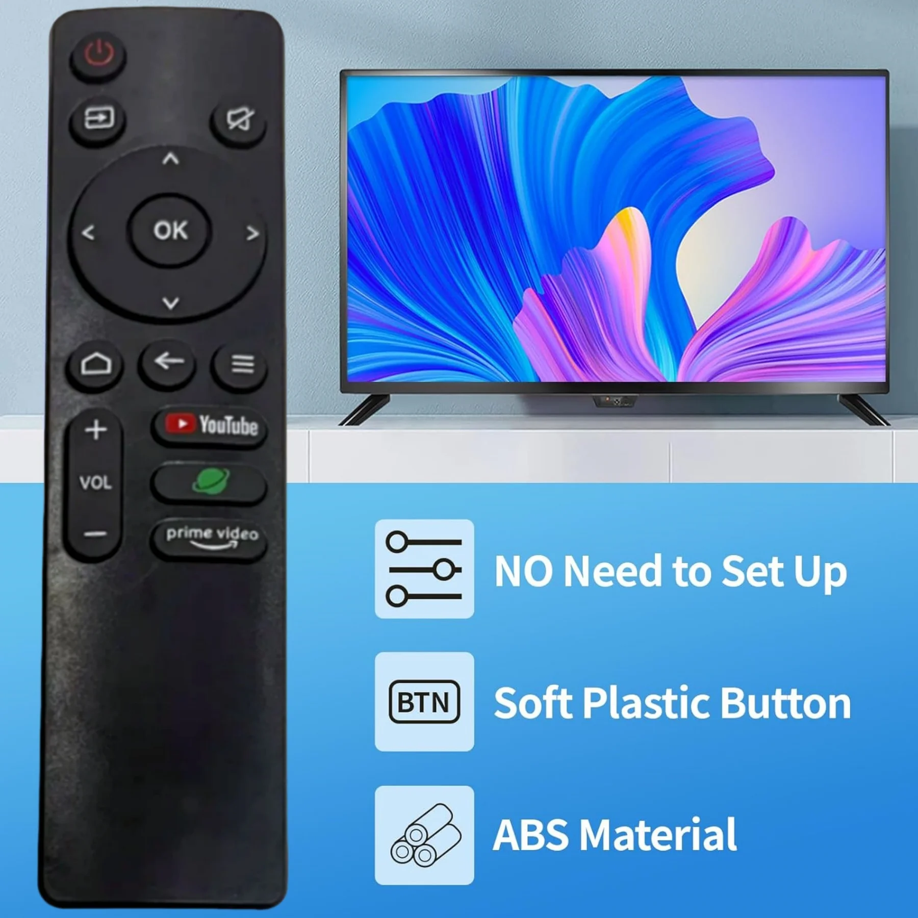 

New 32S3U-Pro replacement Remote Control For Coocaa ​32S3U-Pro 32-inch HD Smart LED TV