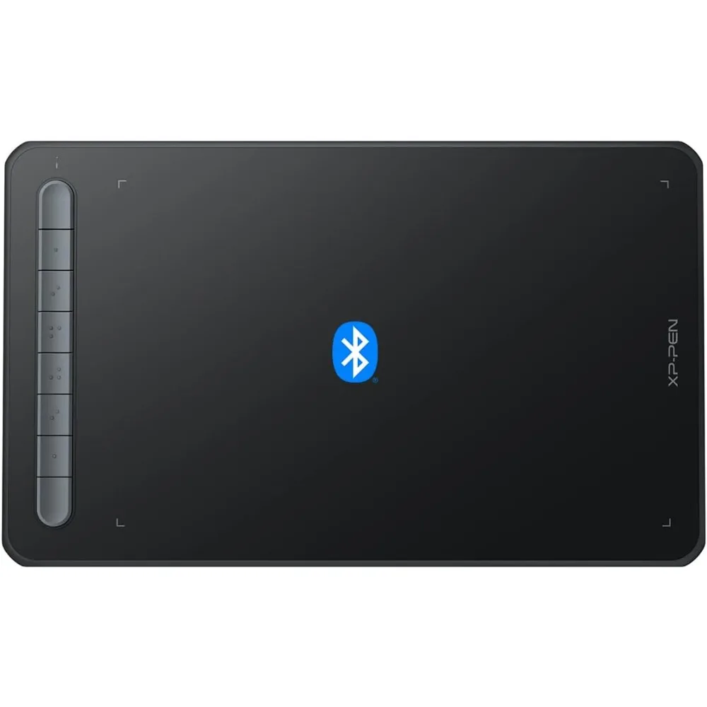 Wireless Drawing Tablet, Battery-Free Stylus, 8 Shortcut Keys, Multi-OS Compatible (8x5 inches, Black)
