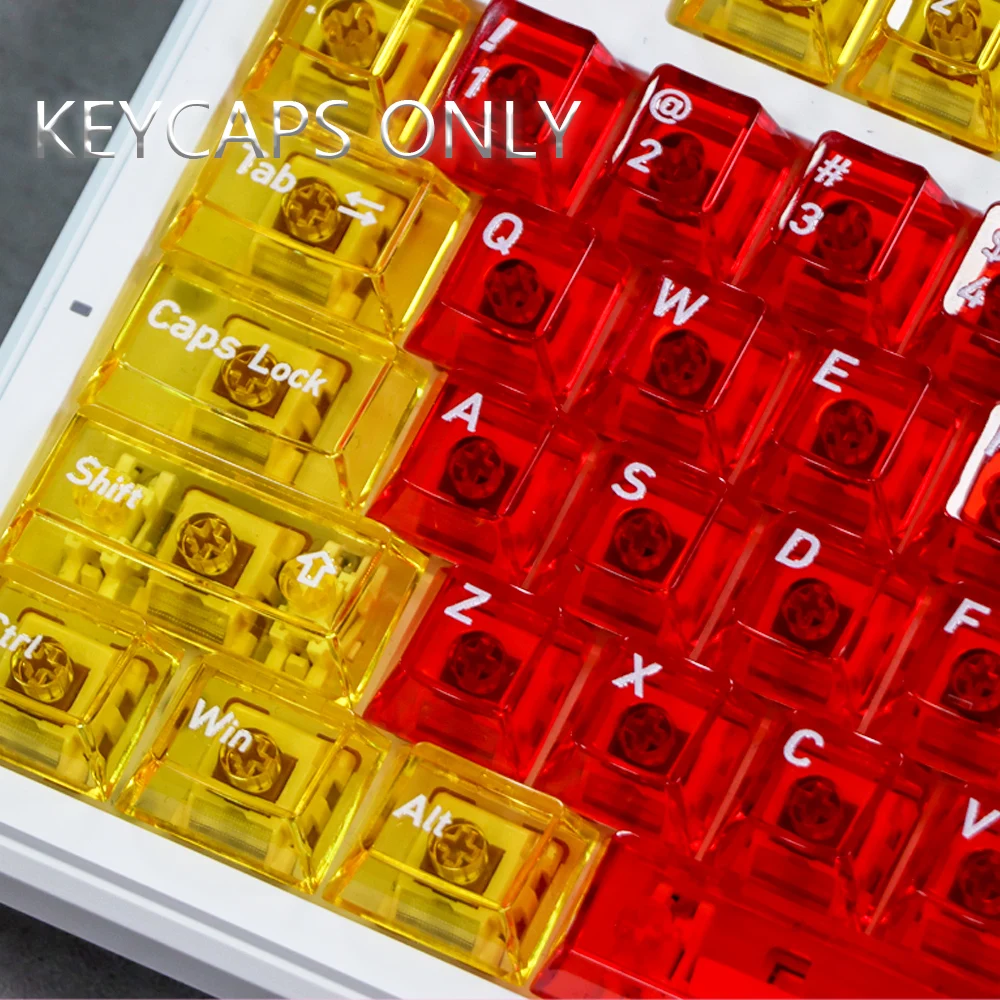 

270-key complete set of color-matched transparent keycaps, with CHERRY high-quality design and smooth touch sensation