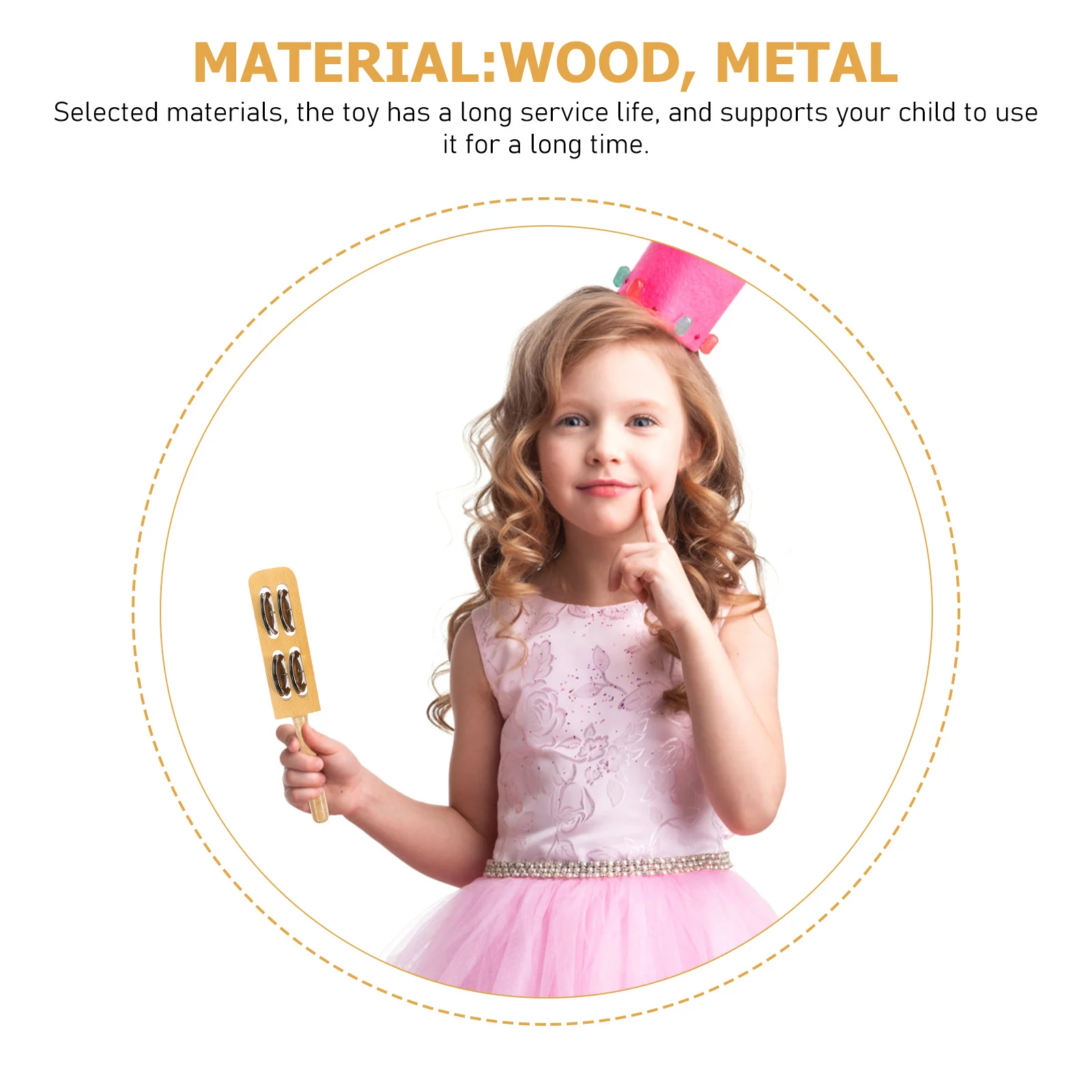 2 قطعة أطفال الدفوف طفل قرع آلة موسيقية لآلات ما قبل المدرسة الأطفال