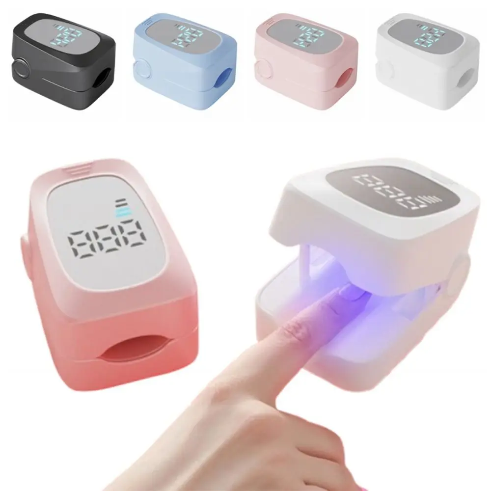 

Rechargeable Phototherapy Curing Lamp with Timer Quick Dry Timing Nail Dryer Light LED Display Auto Off Gel Polish Dryer