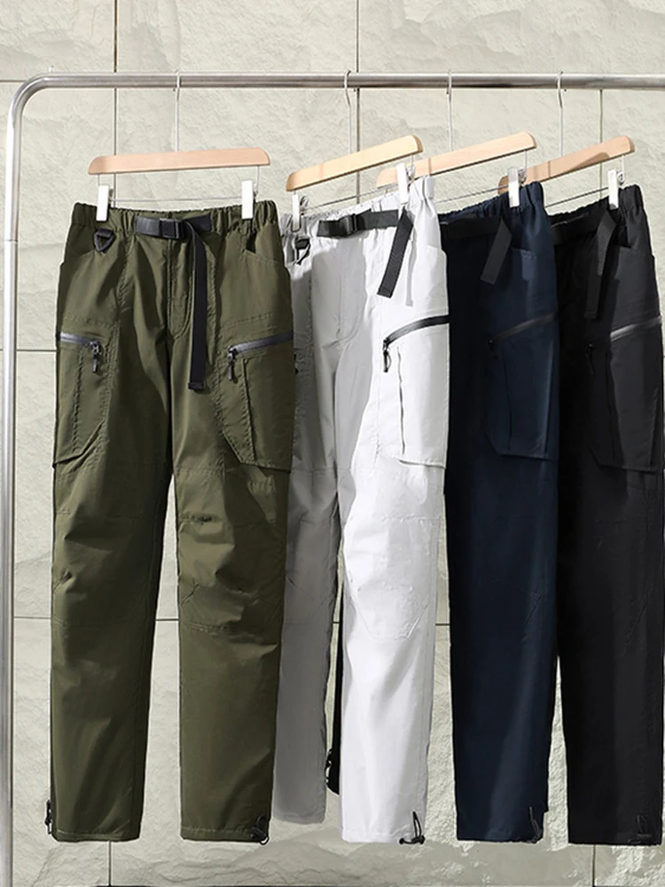 

Мужские модные пуховые брюки с наполнителем из гусиного пуха, теплосберегающие, с отражающим слоем, теплые длинные брюки для работы и повседневной носки