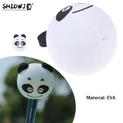 Cute Panda Car Antenna Aerial Ball EVA Topper Truck SUV Pen Decor Accessories Gift Toy