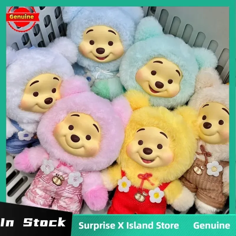 

Original Disney Winnie The Pooh Candy Series Blind Box Cute Vinyl Plush Winnie Decoration Ornament Festivel Commemorate Gift Toy