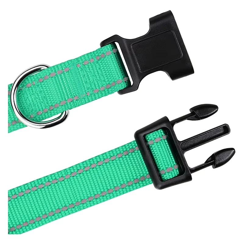 Reflective Nylon Dog Collar For Small Medium And Large Dogs_voghion.com