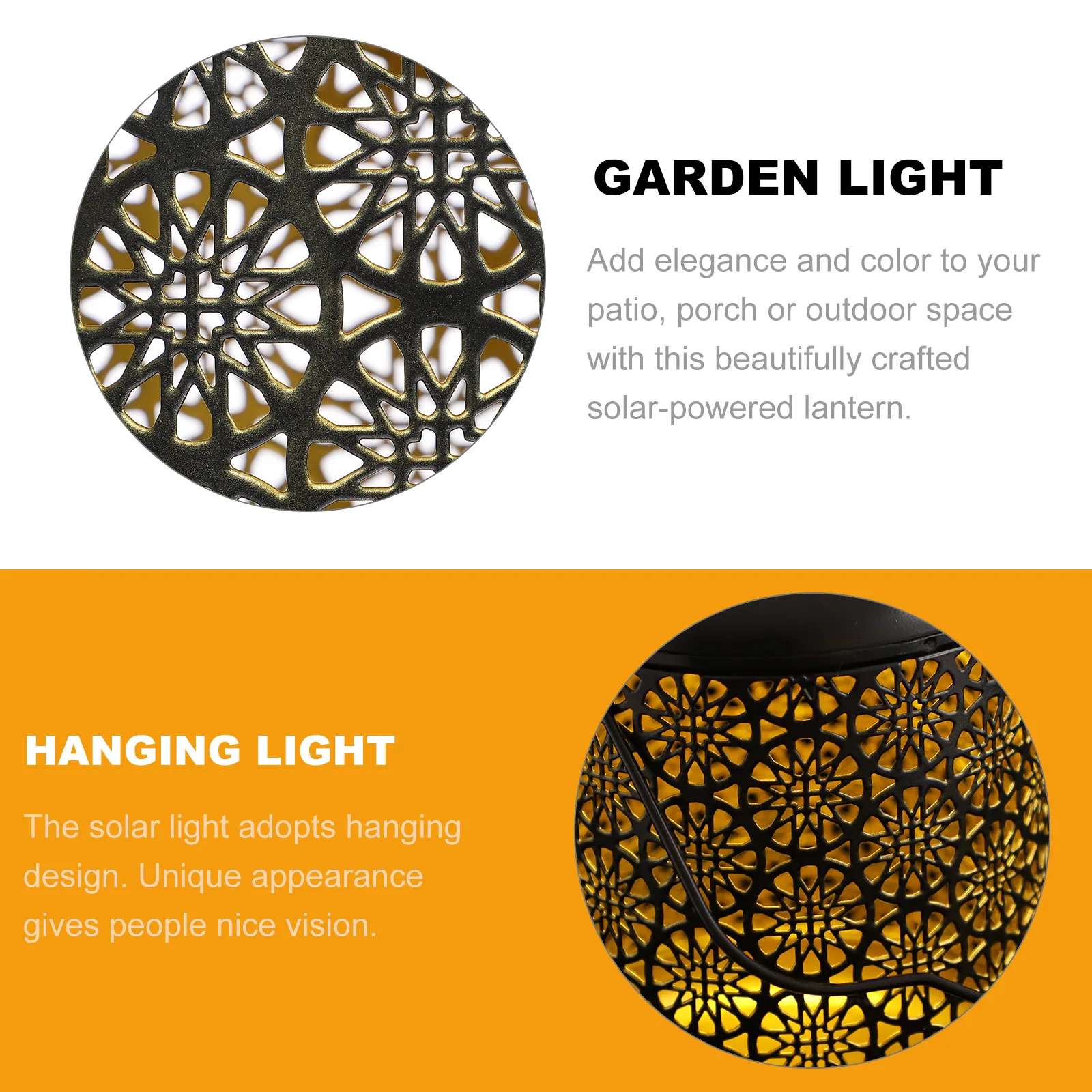 

Light Garden Decoration Porch Durable Portable Solar Powered Lantern For Outdoor Activity Exquisite Solar Lantern