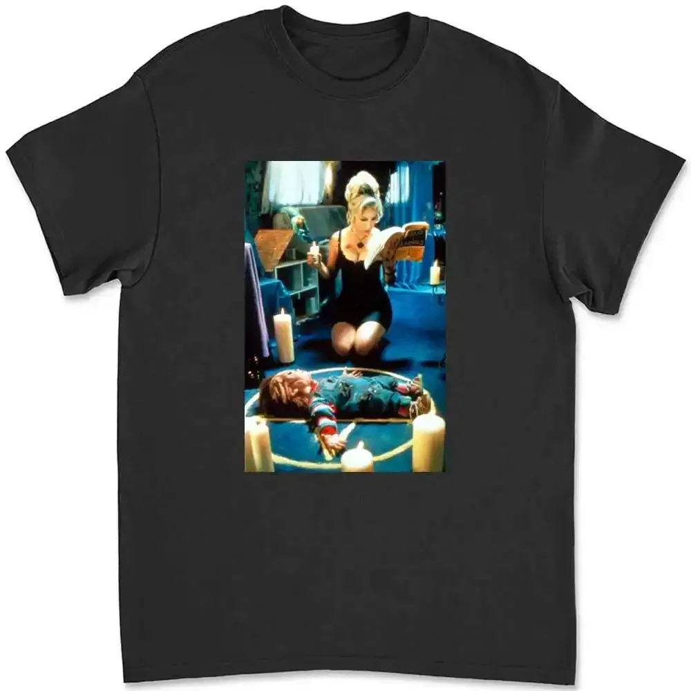 Bride Of Chucky #Jennifer Tilly Movie Horror T-shirt I9WV