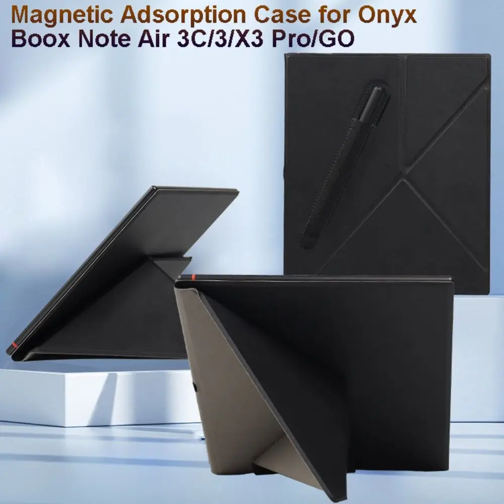 Auto Wake/Sleep Magnetic Adsorption Case Multi-Folding Stand Slim E-Reader Case for Onyx Boox Note Air 3C/3/X3 Pro/GO