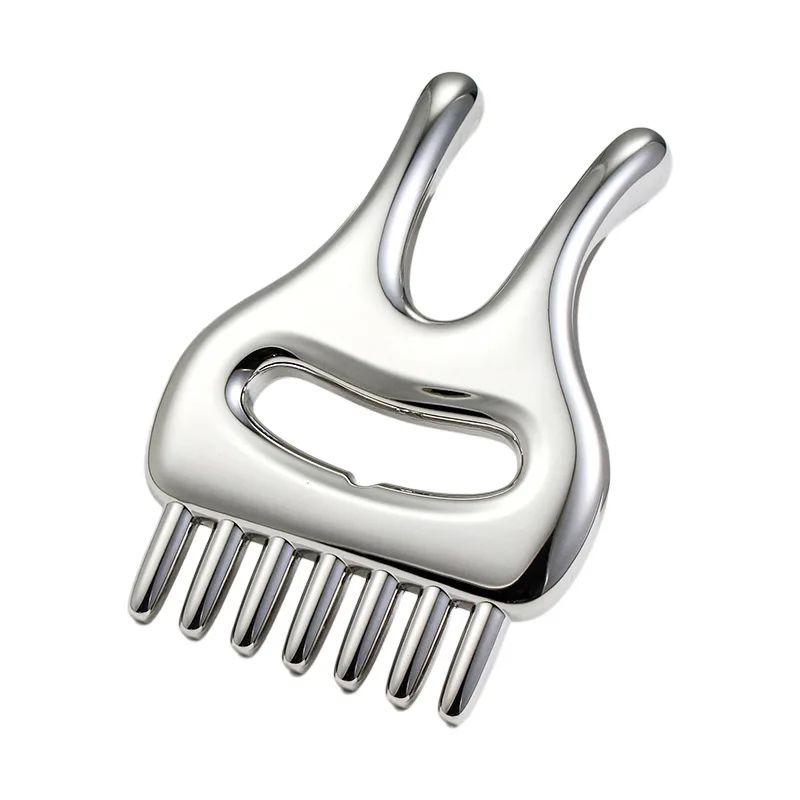 Upgrade Stainless Steel Gua Sha Massage Tools Metal Scraping Knife Massager for Relaxing Soft Tissue,Reduce Head,Neck,Back Pain