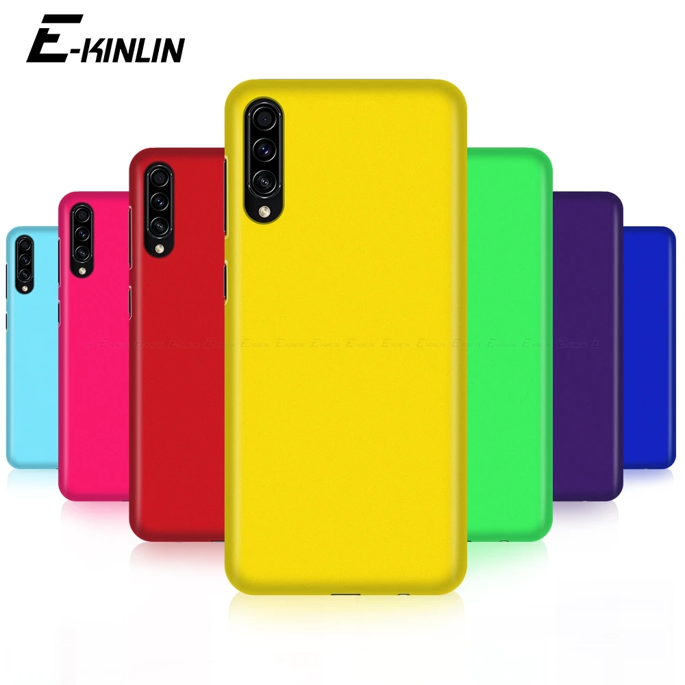 Luxury Hard Matte Phone Case Ultra Thin Plastic Back Cover For Samsung Galaxy A01 Core A11 A21s A31 A41 A51 A71 5G