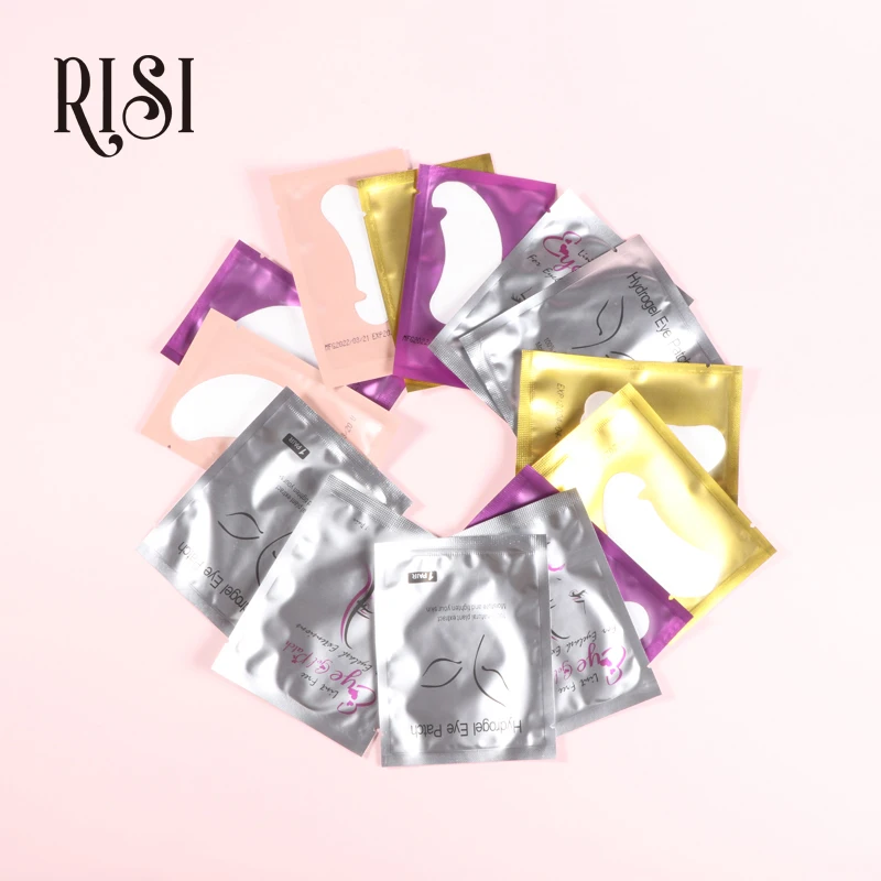 RISI Hydrogel Under Eye Patch Anti Wrinkle Natural Gel Eye Pads Lint Free Eye Patch For Eyelash Extensions