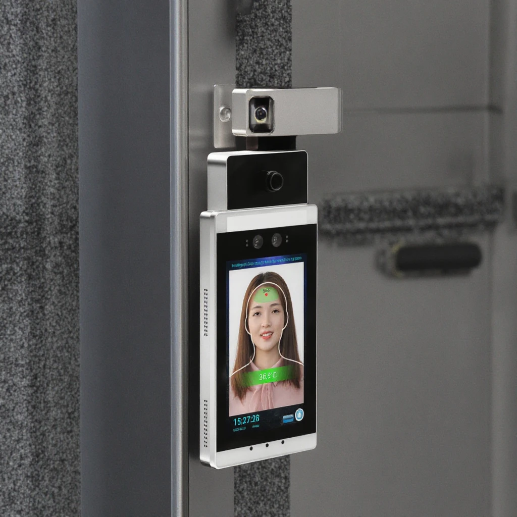 8-Inch Biometric Face Recognition Attendance Kiosk Access Control Machine for Office School Digital Signage Displays Product