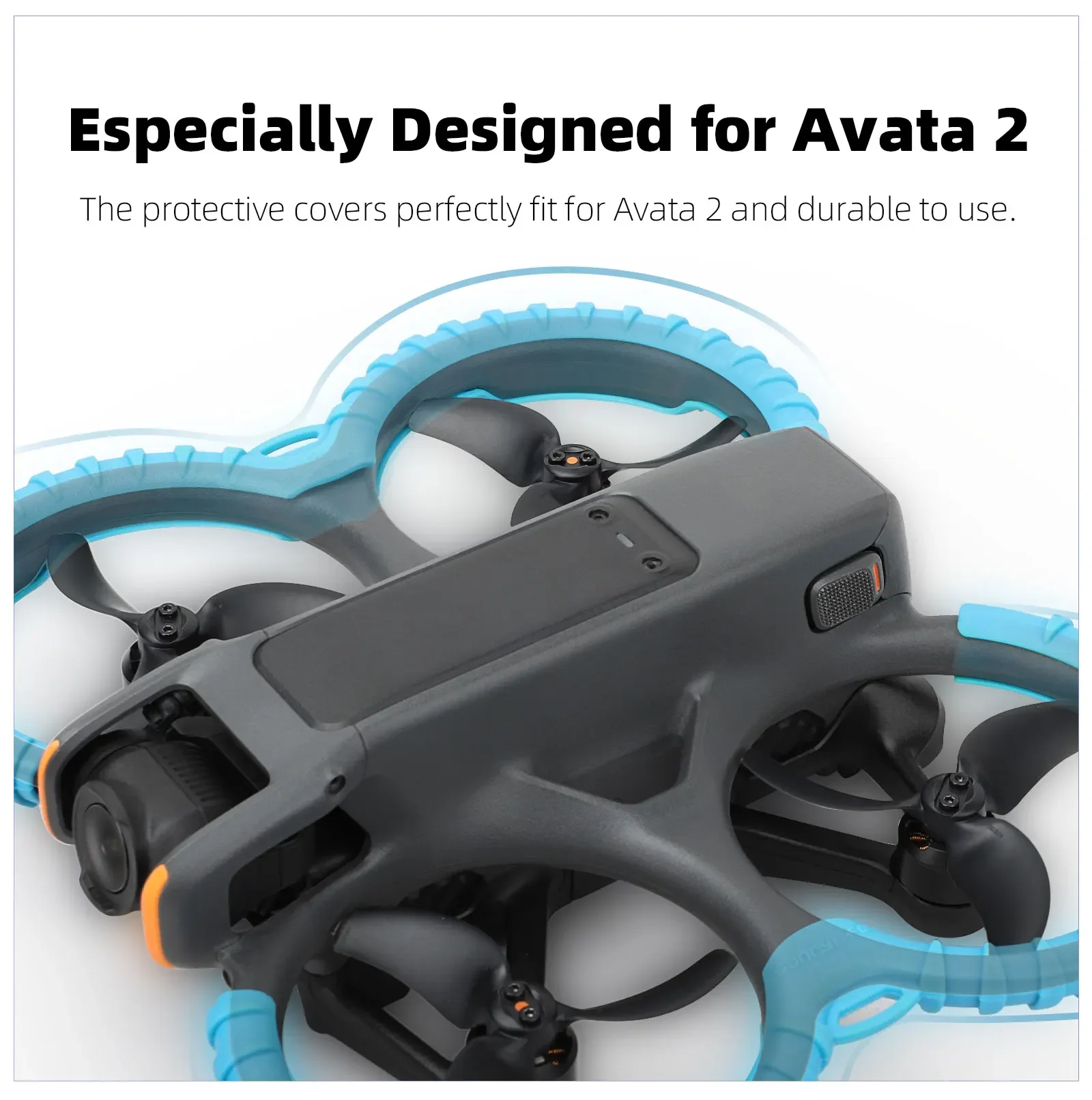 For DJI Avata 2 Protective Bumper Ring Propeller Guard Anti-Collision Protectors Prop Bumper for DJI Avata 2 Drone Accessories