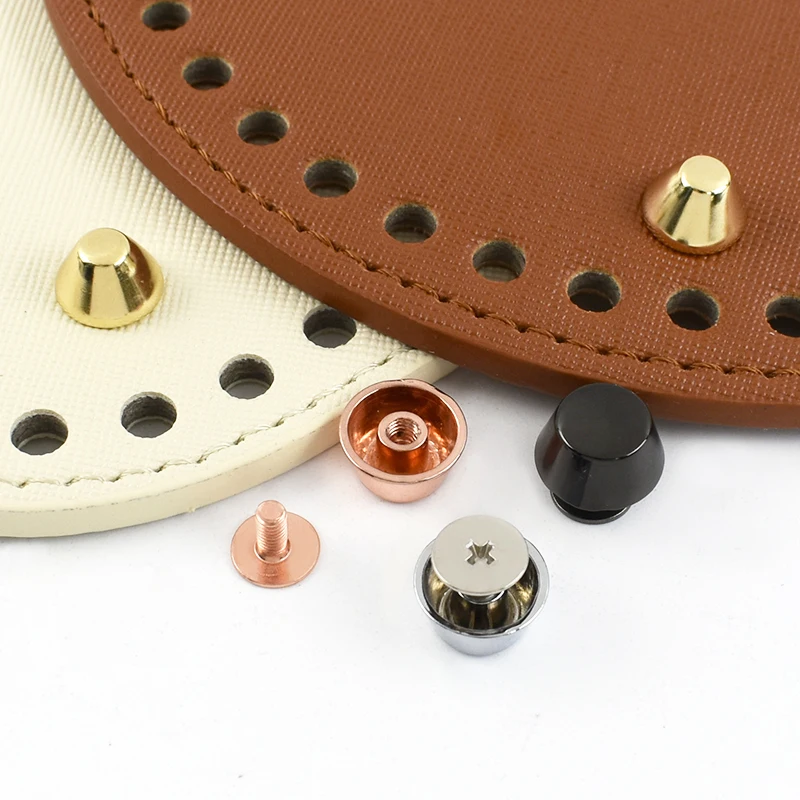 10/20 قطعة حقيبة معدنية أسفل الأمتعة الجلود المسامير مشبك محفظة ظهره مسمار حماية قدم مسمار أبازيم DIY بها بنفسك الخياطة اكسسوارات