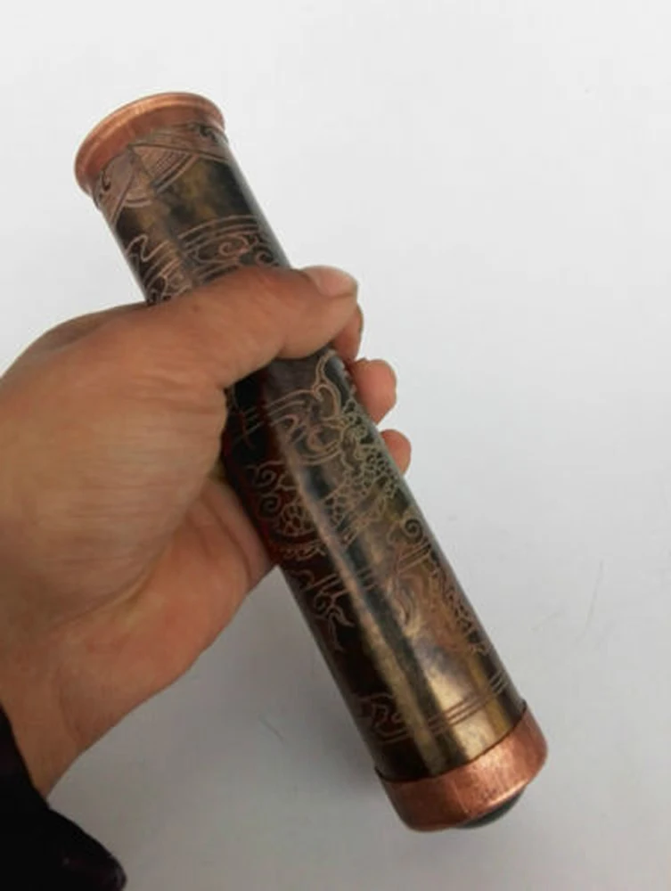 Exquisite Chinese Old Copper Collectable Handwork  Kaleidoscope