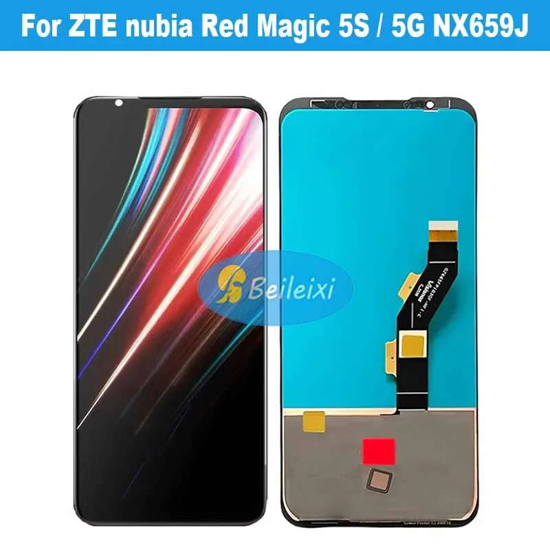 For ZTE nubia Red Magic 5S LCD Display Touch Screen Digitizer Assembly For ZTE nubia Red Magic 5G NX659J