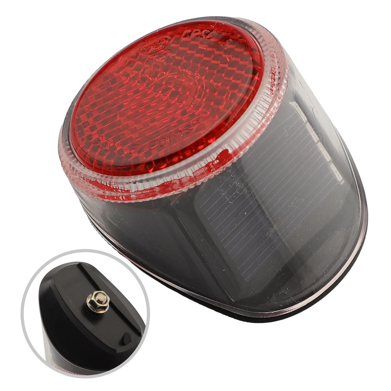 Solar Rechargeable Bicycle Rear Light MTB Road Bicycle Safety LED Tail Light Reflector Outdoor Cycling Accessories