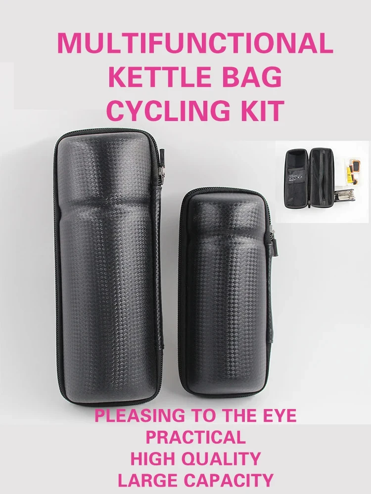 AliExpress NONE Mountain Bike Hard Shell Bag Water Bottle Cage Tool Bag Bicycle Repair Bag Durable Waterproof Large Capacity Bicycle Accessories
