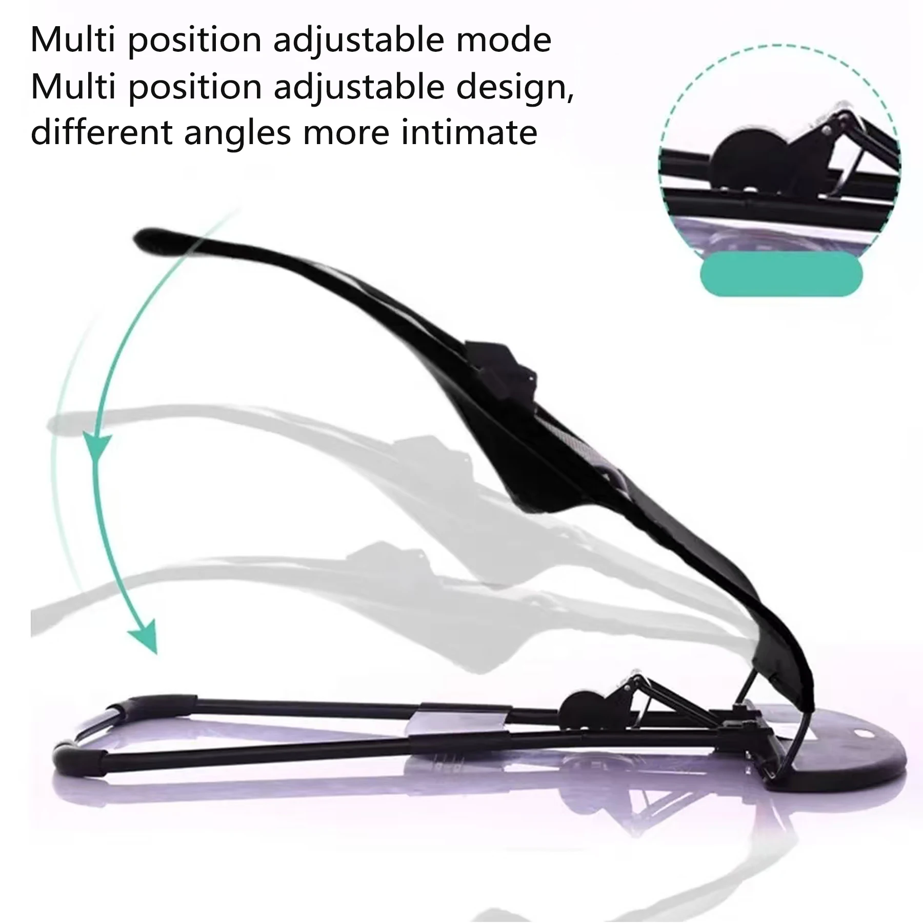 Baby Rocking Chair with Toys Foldable Swing Chair for Babies & Toddlers Three-speed Height Adjustment Baby Comfort Chair