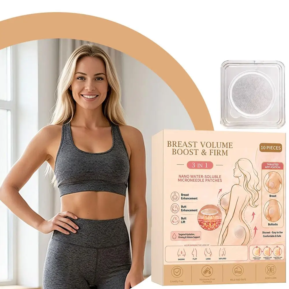 Advanced Breast Enhancement Nano-Microneedle Patch  Increased Skin Elasticity For Women Targeted Skin Nutrition Deep Hydration