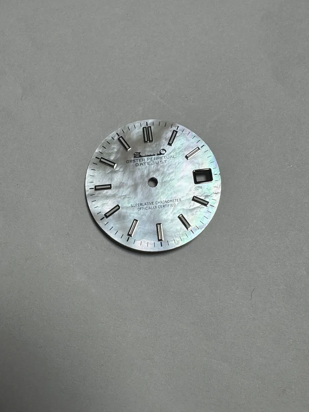 28.5mm S Logo Shell Dial Suitable For NH35 Movement Watch Modification Accessories Green Luminous