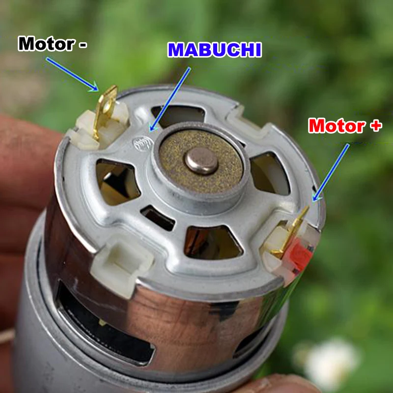 Imagem -03 - Mabuchi Motor Elétrico de Broca Alta Velocidade Potência de Alto Torque Ferramenta de Jardim Eixo de mm Rs775wc8514 dc 18v 19.2v 300w
