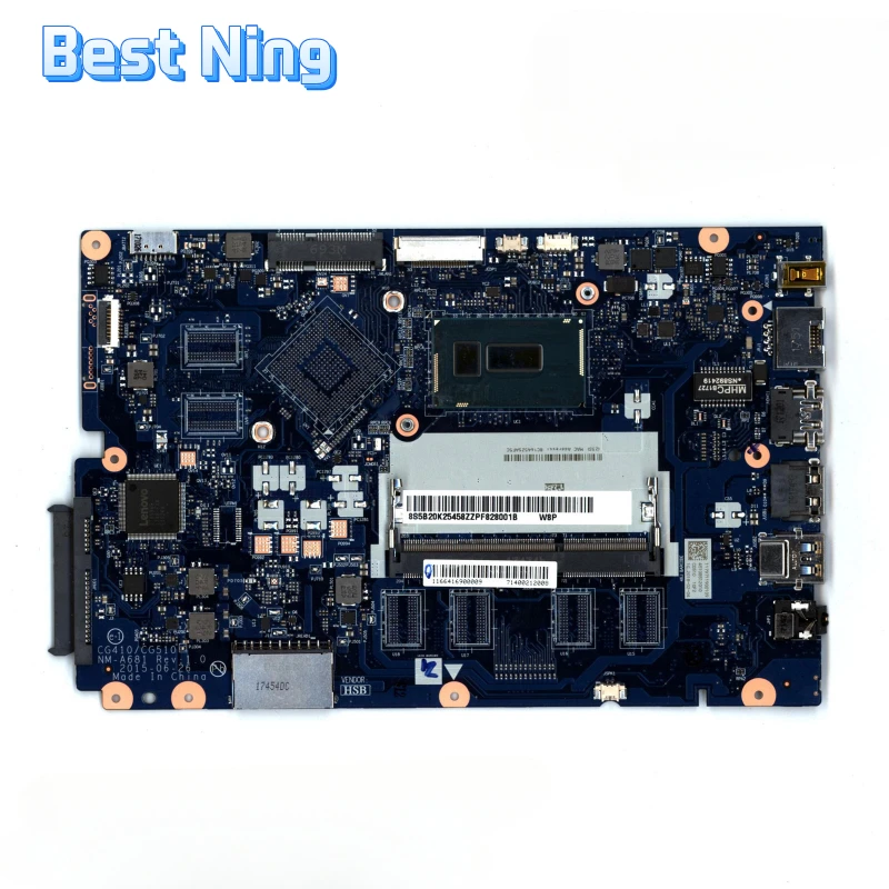 For Lenovo Ideapad 100-15IBD Notebook Motherboard NM-A681 Mainboard I5-5200U UMA DDR3 Tested Ok