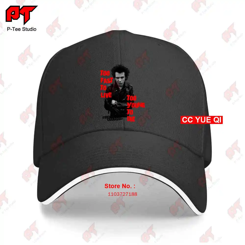 Sid Vicious Punk Rock Sex Pistols British Rock Brooklyn Punk Baseball Caps Truck Cap 0SS6