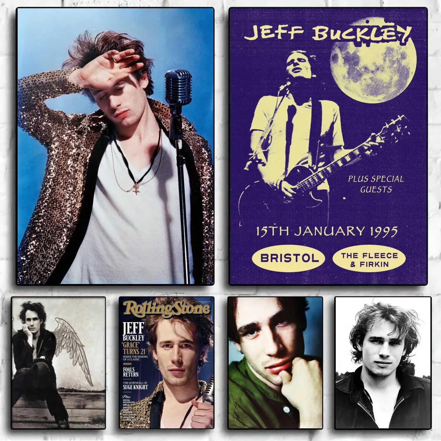 jeff buckley Decoration Art Poster Wall Art Personalized Gift Modern Family bedroom Decor Canvas Posters