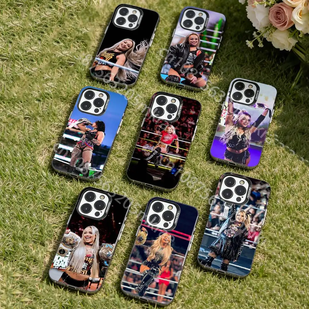 Funda para Teléfono L-Liv Wrestler M-Morgan para iPhone 17 11 12 Pro Max Plus Mini Air SE 16e 14 15 16 13, Carcasa Suave