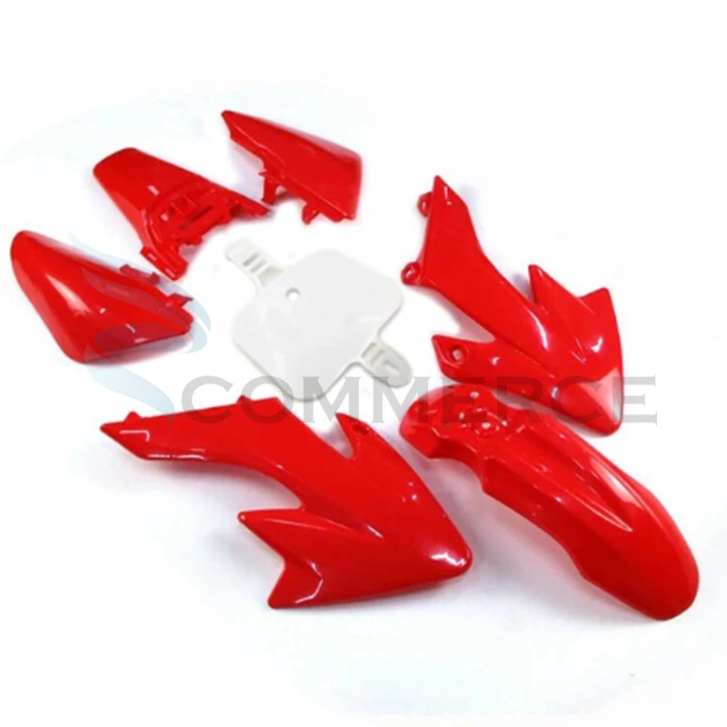 Full Body Fender With Handle Parts For HONDA CRF XR 50 CRF50 125 SSR SDG 107 Dirt Pit Dirt Bike Motorcycle Plastic Fairing Set